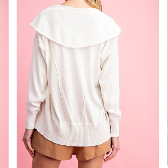 🤍LIGHTWEIGHT KNIT BUTTON DETAILED CARDIGAN - Picture 2 of 5